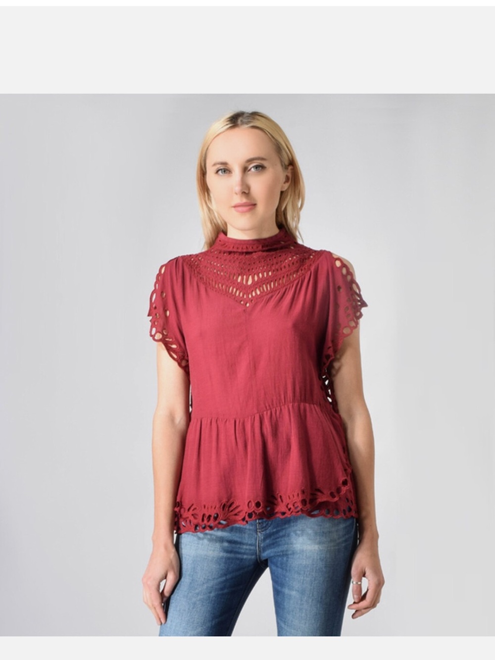IRO wine sleeveless top